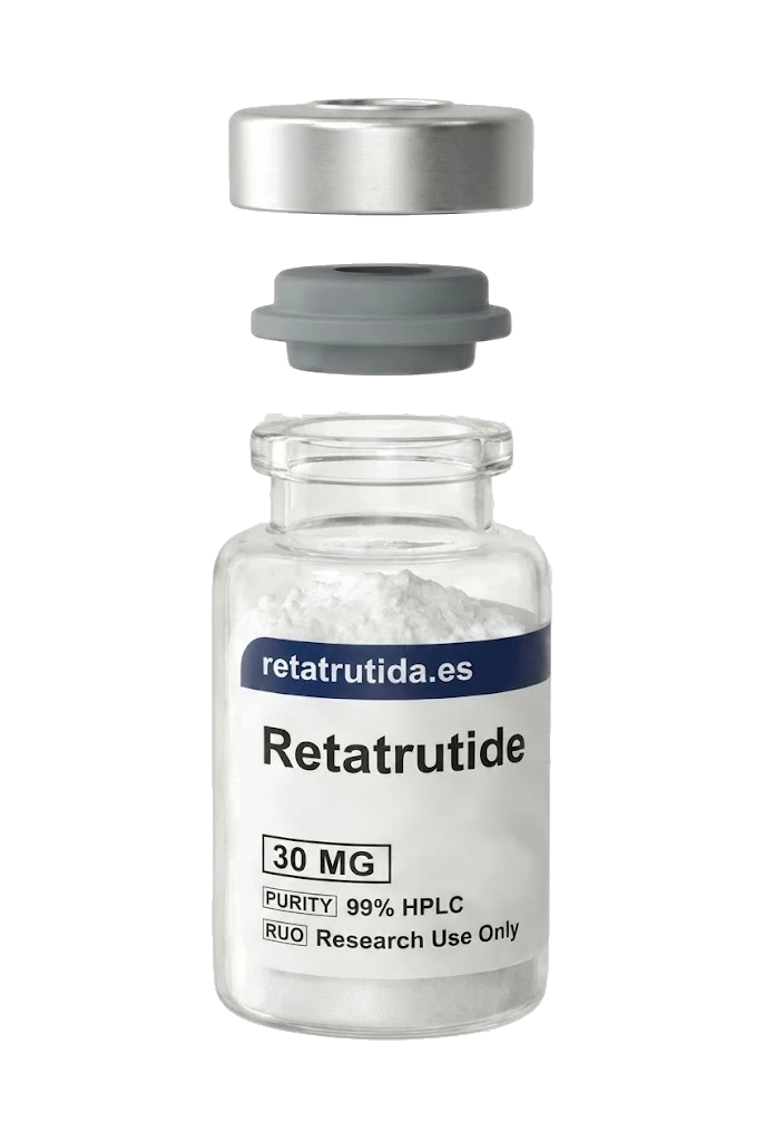 Vial de investigación de retatrutida — control de calidad