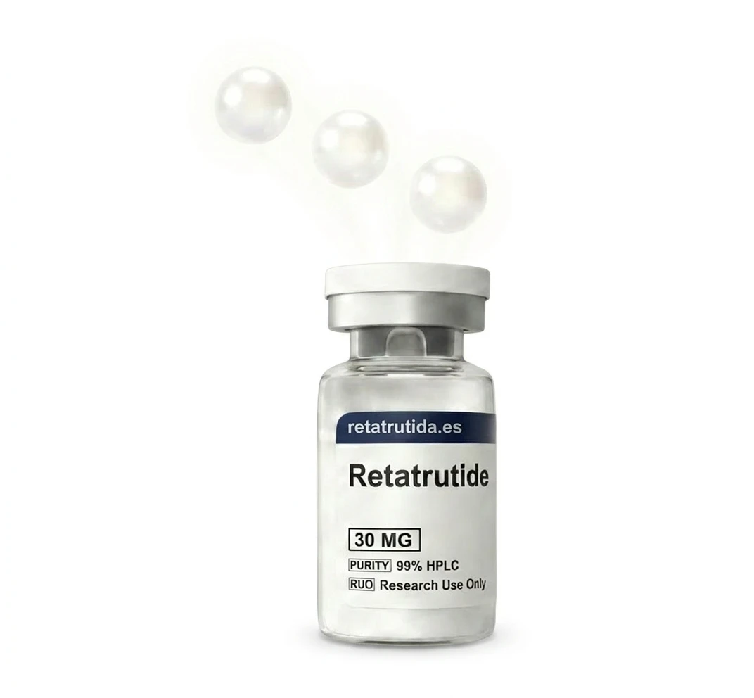 Activación molecular de retatrutida — GLP-1, GIP, glucagón